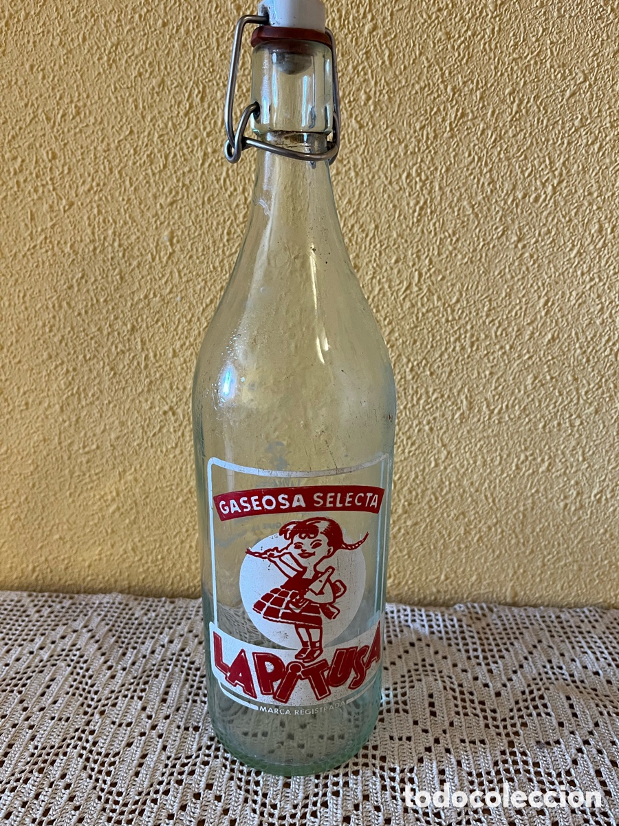Antig&uuml;edades: Botella gaseosa La Pitusa - Foto 1
