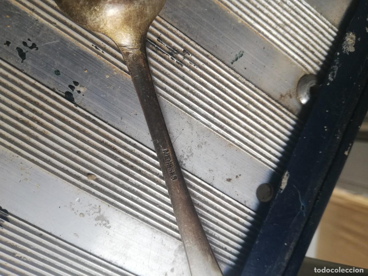 Antig&uuml;edades: Cucharilla meneses plata antigua - Foto 5