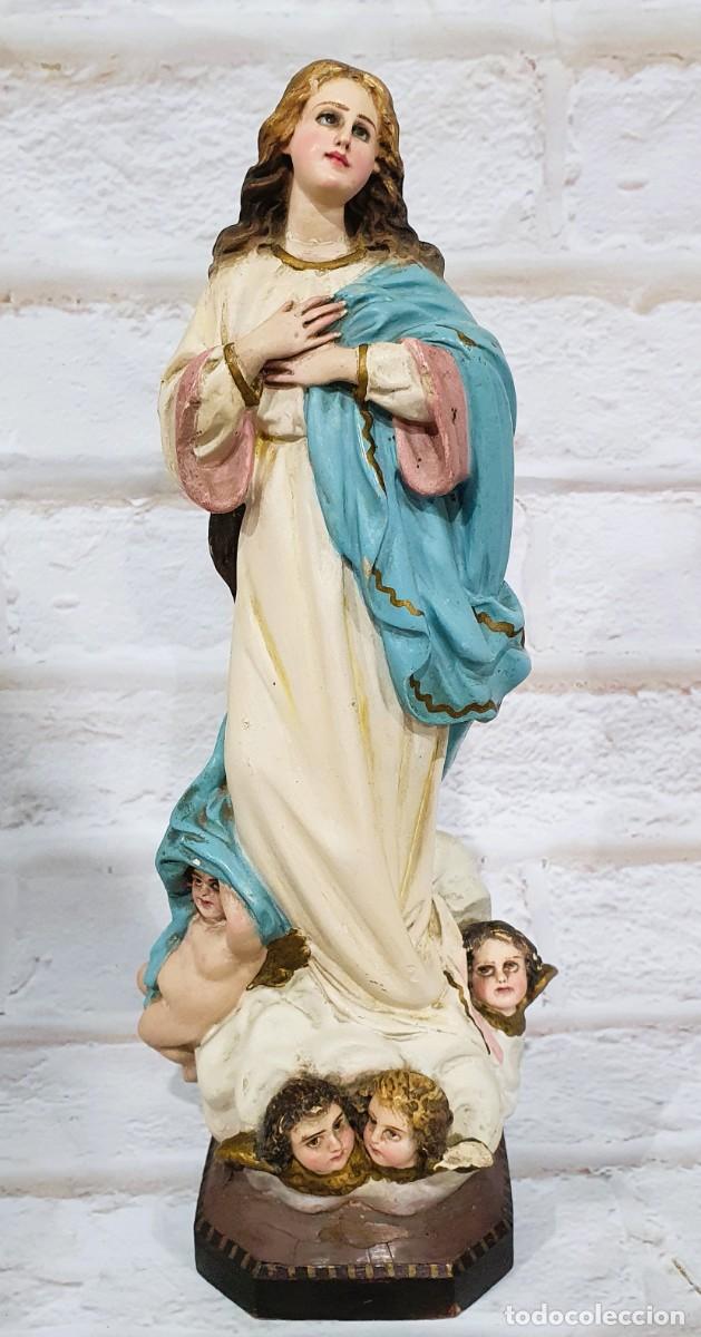Antig&uuml;edades: Fanal con Virgen Inmaculada. - Foto 2