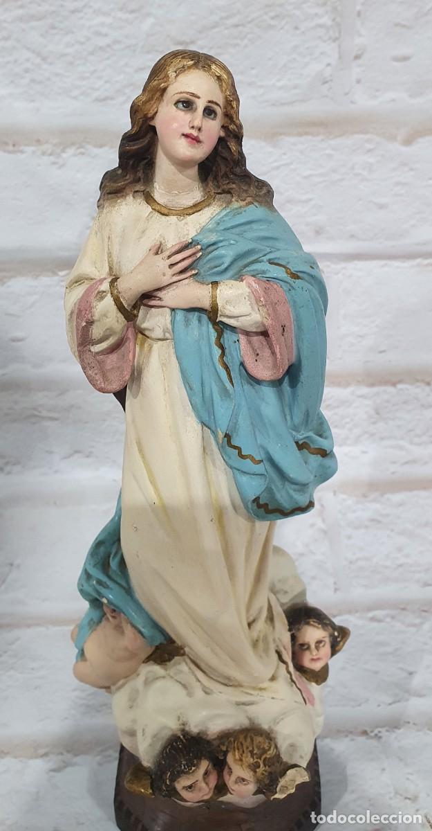 Antig&uuml;edades: Fanal con Virgen Inmaculada. - Foto 3
