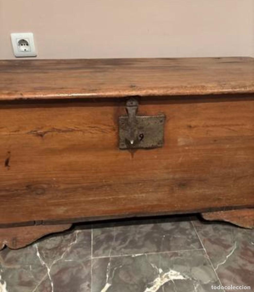 Antig&uuml;edades: Antigua arca de madera - Foto 3