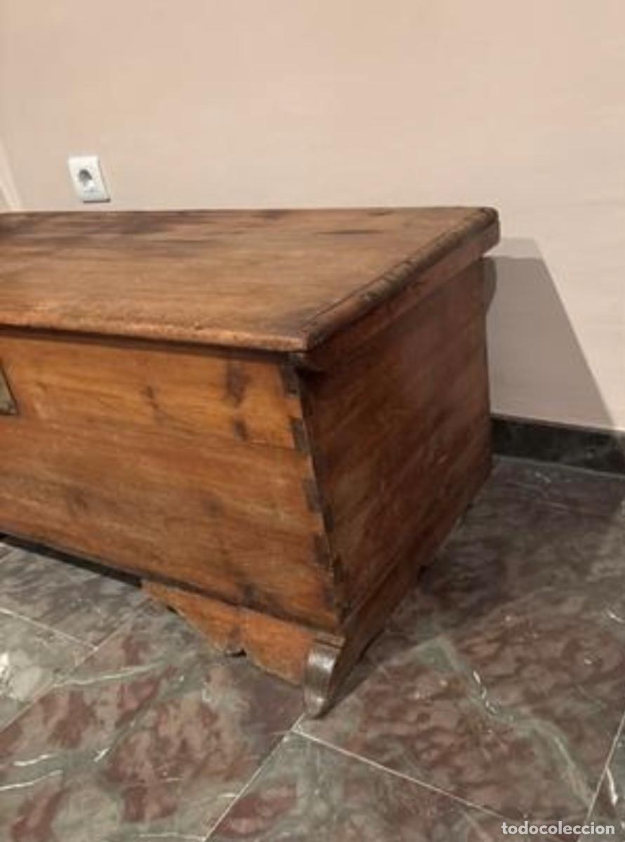 Antig&uuml;edades: Antigua arca de madera - Foto 4