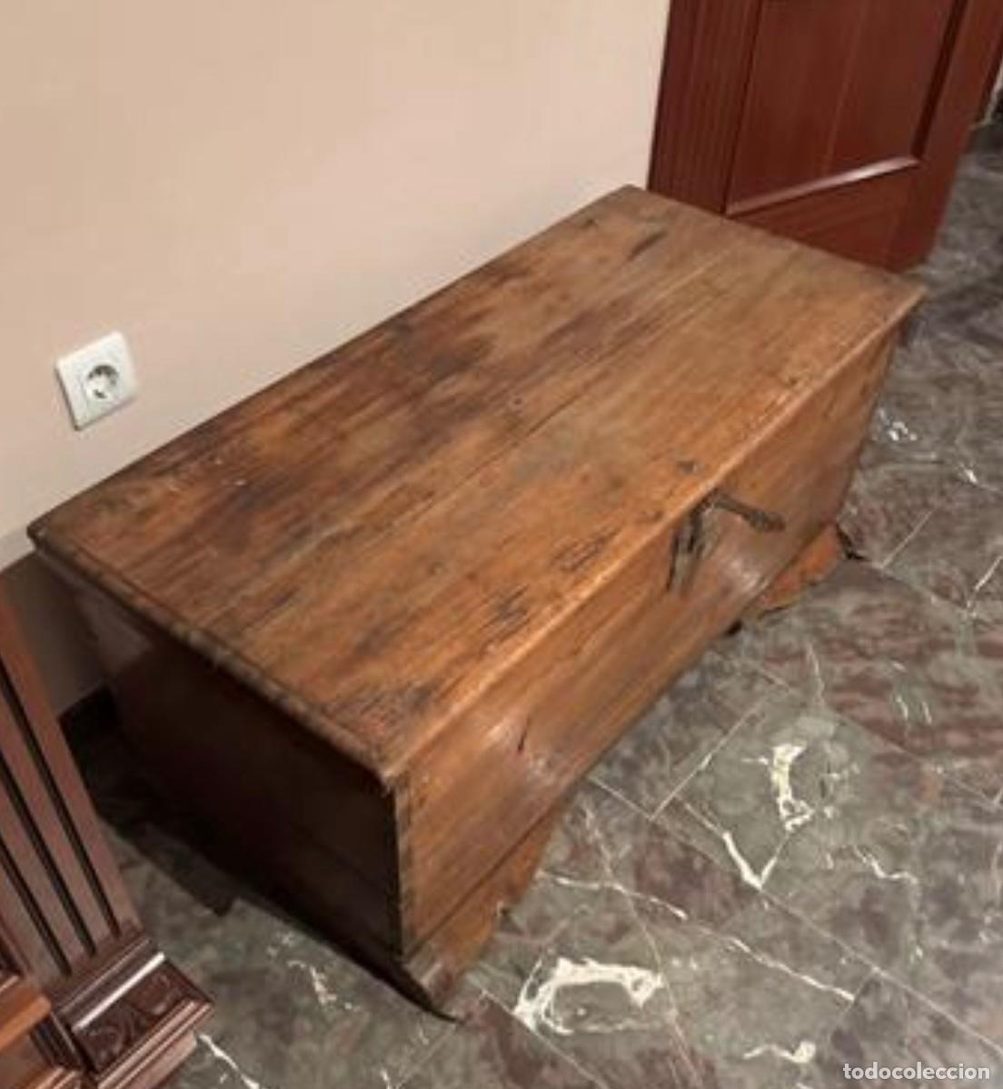 Antig&uuml;edades: Antigua arca de madera - Foto 6