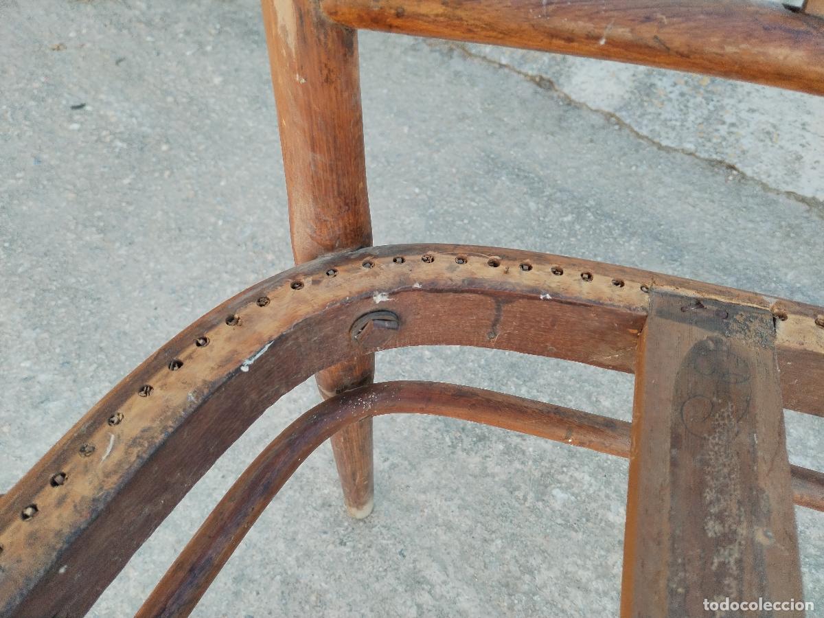 Antig&uuml;edades: antiguo Sof&aacute; de dos plazas de tipo thonet - Foto 4