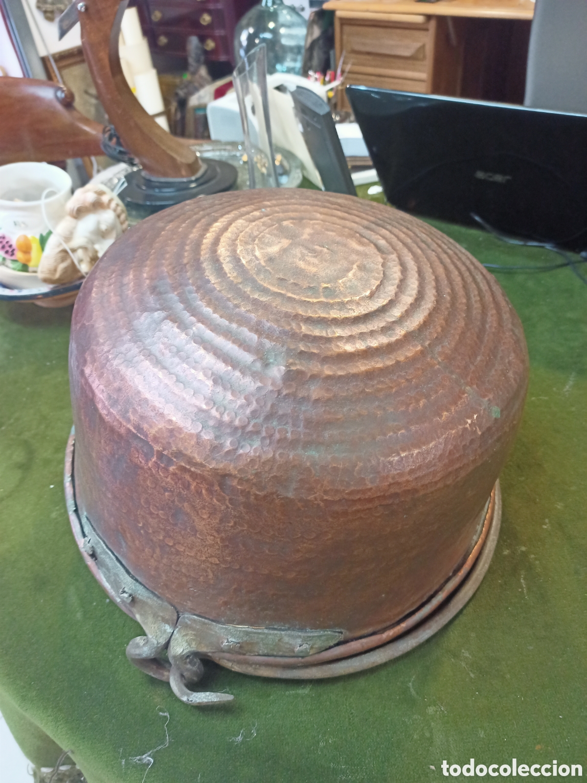 Antig&uuml;edades: Caldero antiguo de cobre. REF-8271 - Foto 2