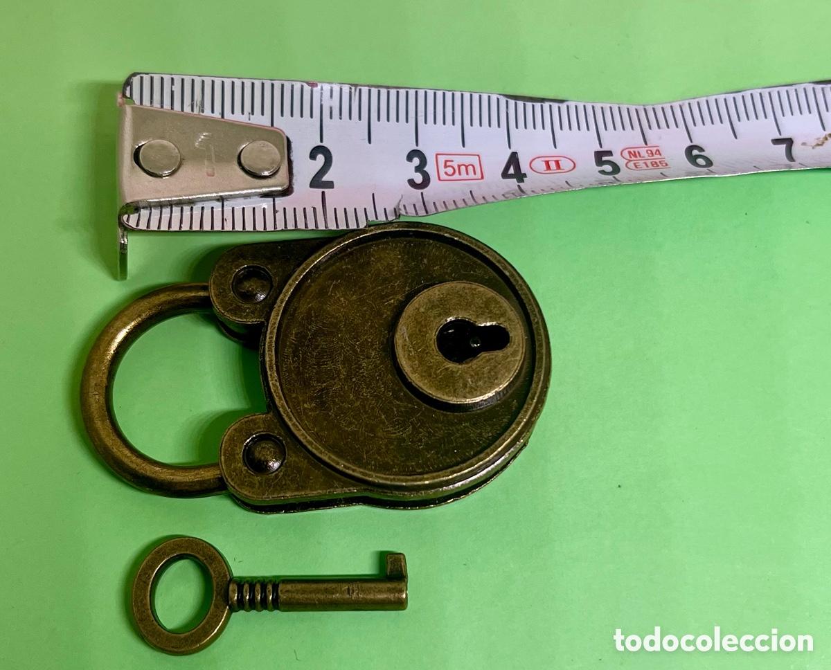 Antig&uuml;edades: CANDADO CON LLAVE FUNCIONA MUY RESISTENTE - Foto 6