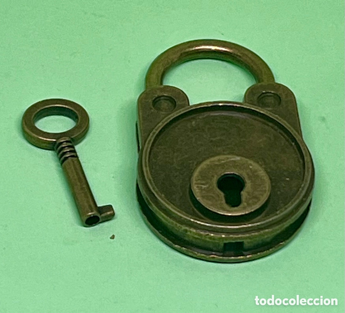 Antig&uuml;edades: CANDADO CON LLAVE FUNCIONA MUY RESISTENTE - Foto 1