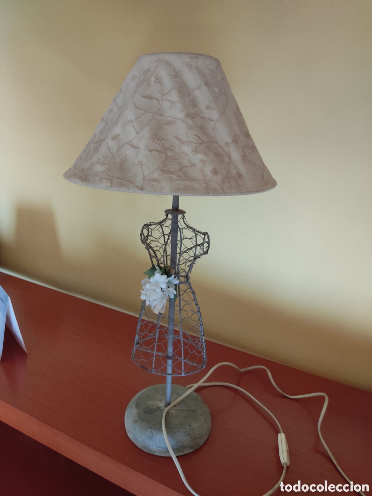 Antig&uuml;edades: Lampara de mesa vintage antigua - Foto 3