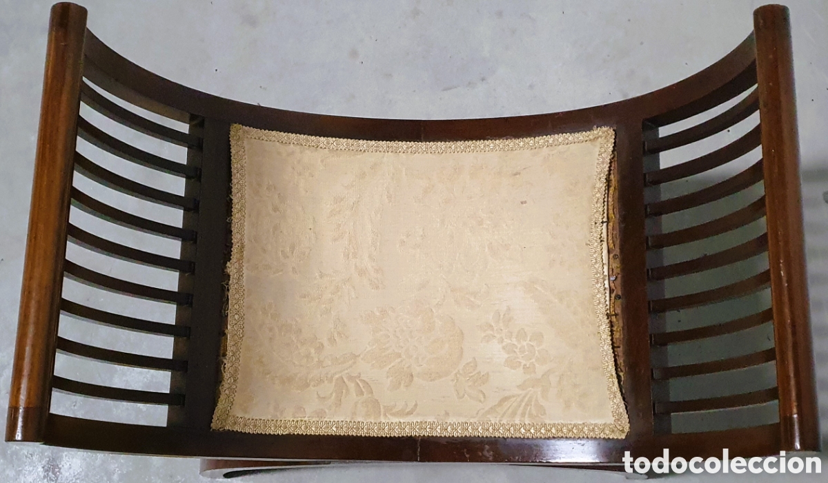 Antig&uuml;edades: BANQUETA TOCADOR CAOBA - Foto 2