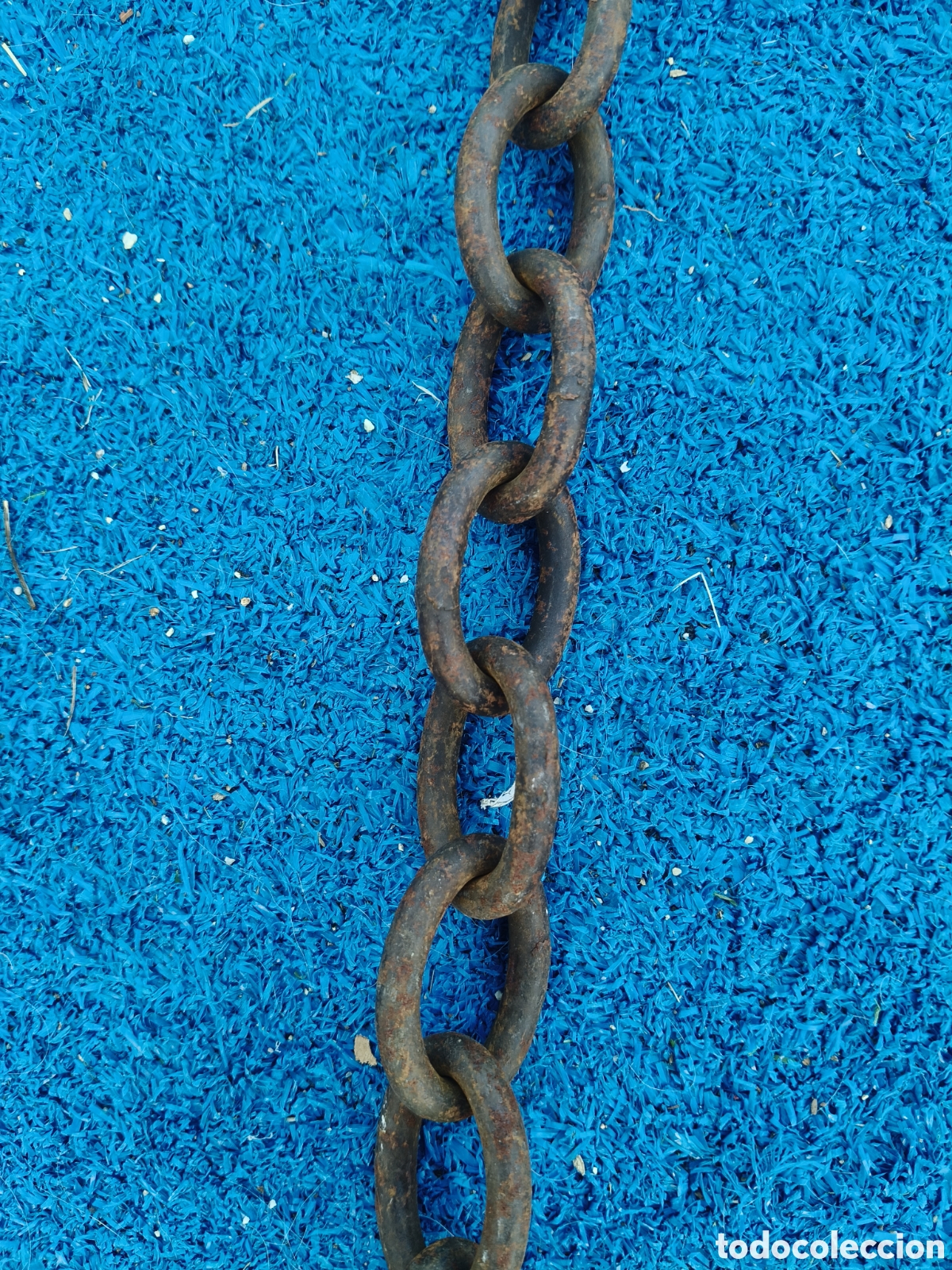 Antig&uuml;edades: Cadena antigua hierro colgar - Foto 3