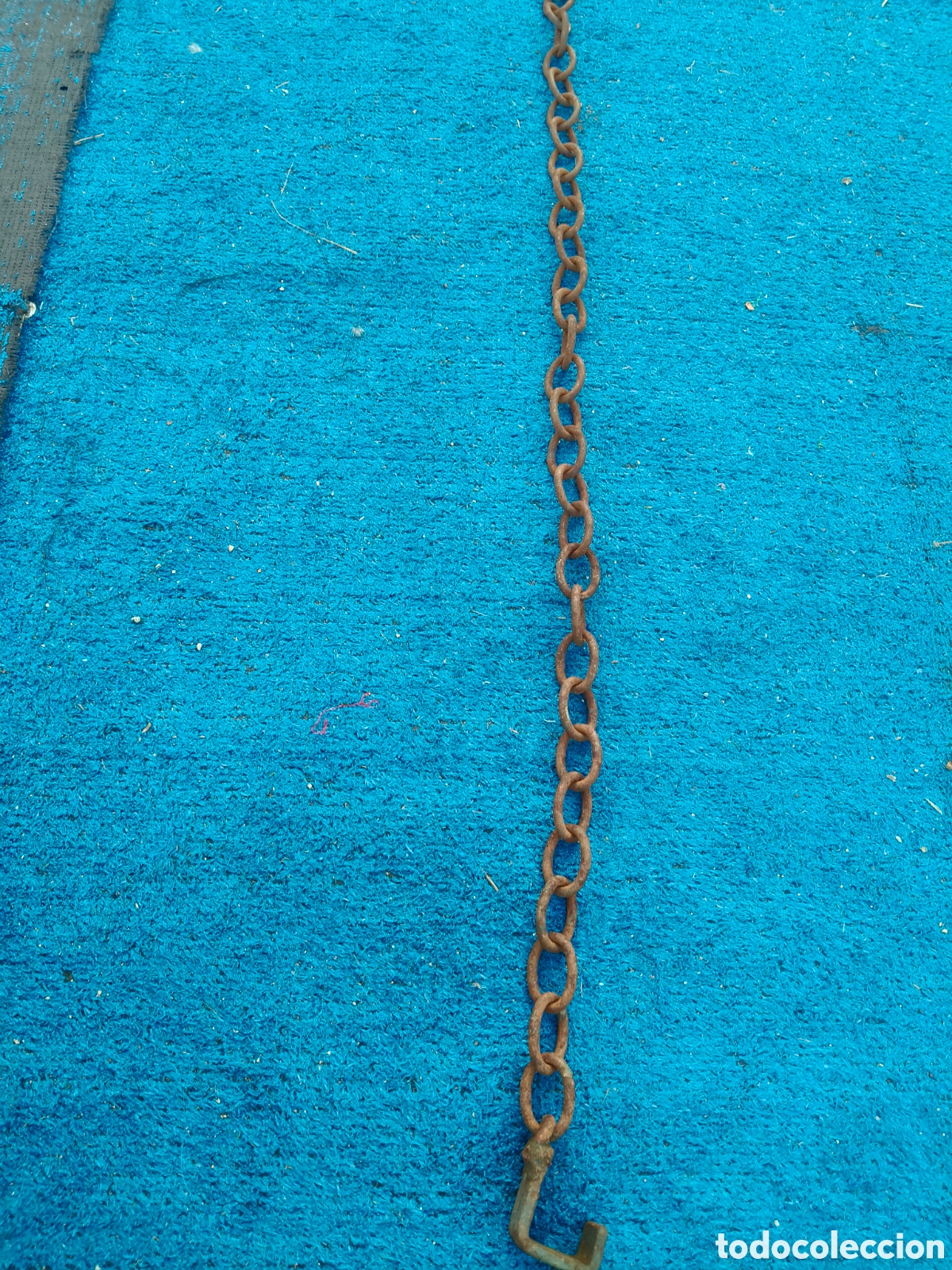 Antig&uuml;edades: Cadena hierro antigua colgar - Foto 4