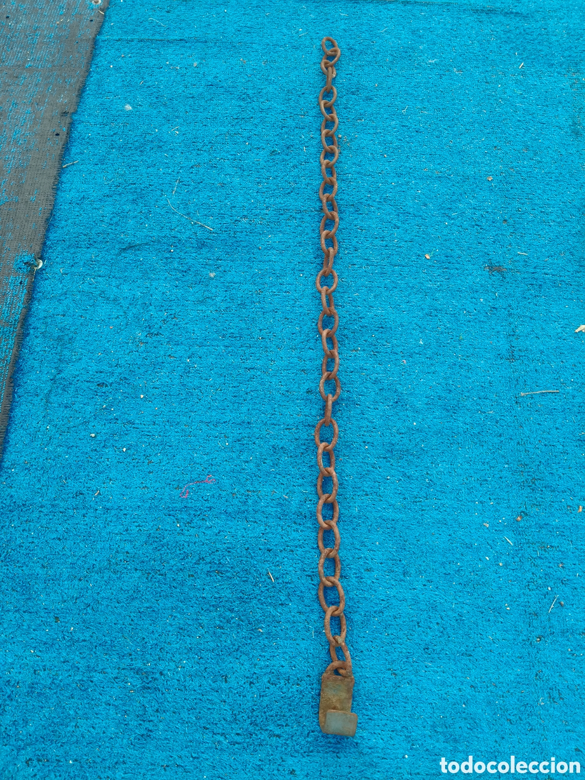 Antig&uuml;edades: Cadena hierro antigua colgar - Foto 1