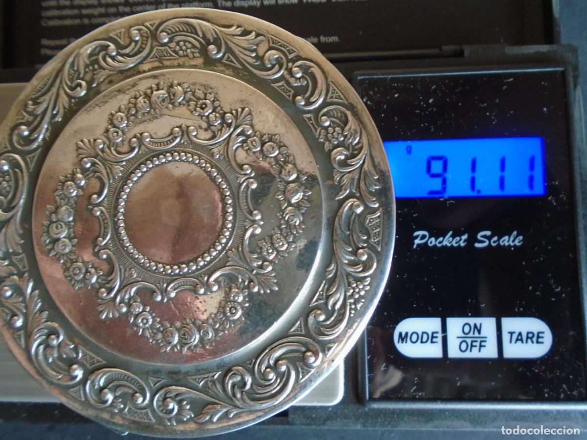 Antig&uuml;edades: (PLA-250211)PRECIOSA POLVERA DE PLATA - Foto 3