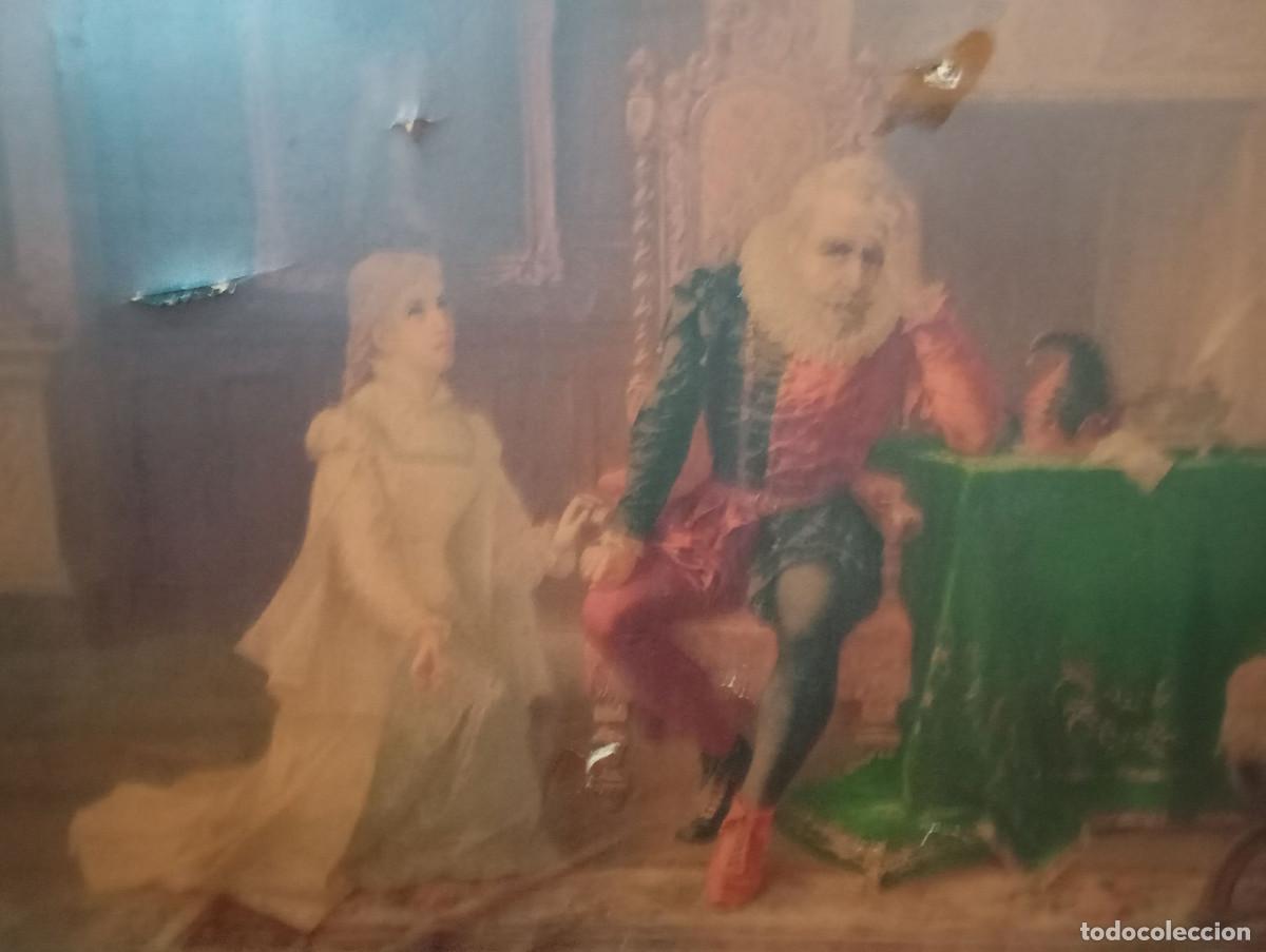 Antig&uuml;edades: litografia con marco antiguo - Foto 2