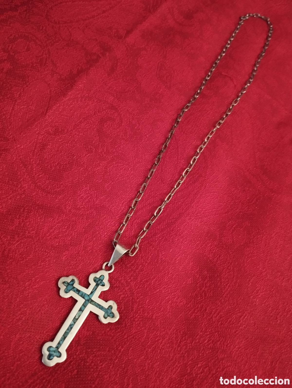 Antig&uuml;edades: Cruz y Cadena Plata Sterlina. - Foto 9