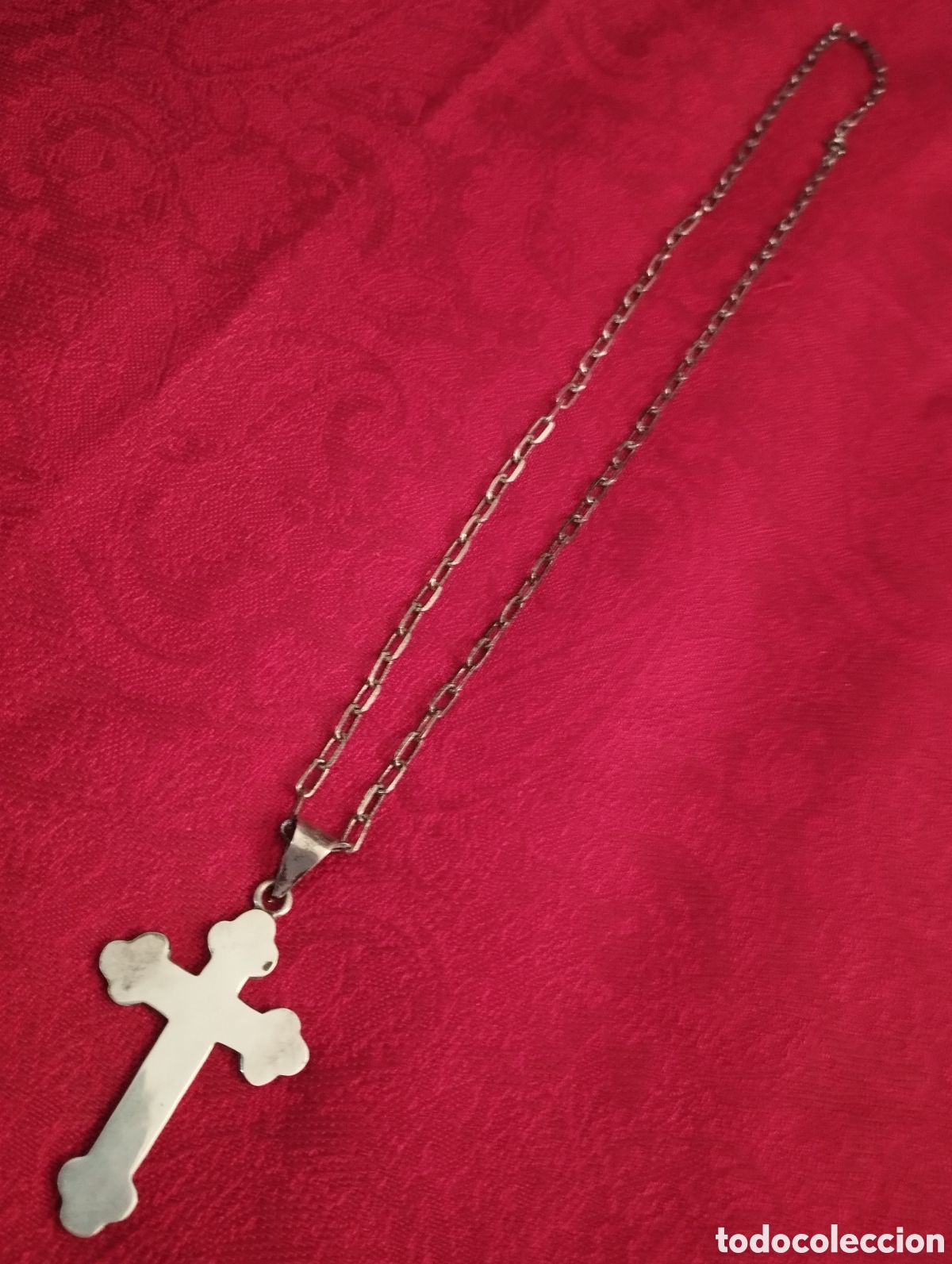 Antig&uuml;edades: Cruz y Cadena Plata Sterlina. - Foto 12