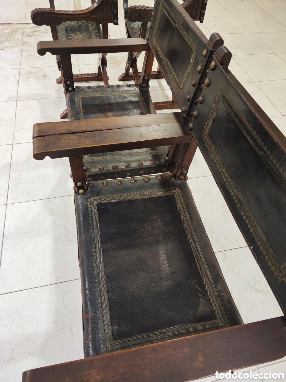 Antig&uuml;edades: Pareja de Sillas antiguas - Foto 2