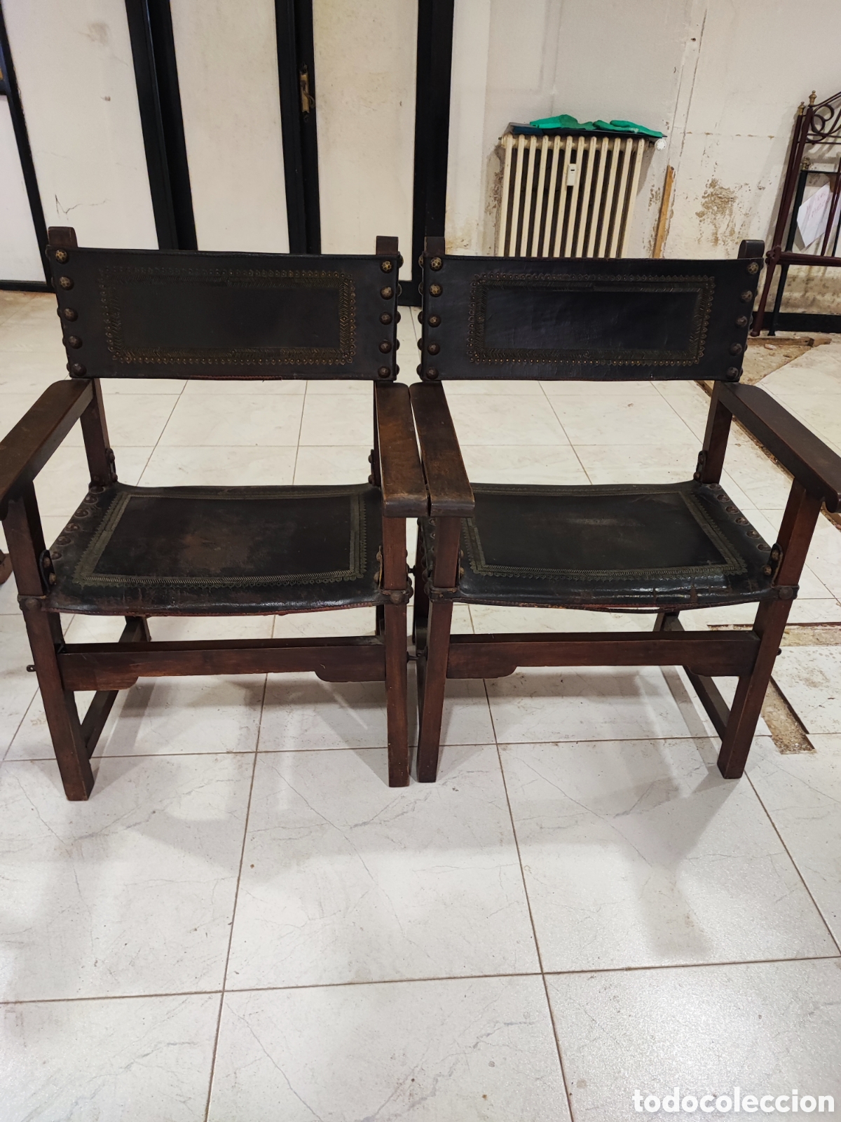 Antig&uuml;edades: Pareja de Sillas antiguas - Foto 1