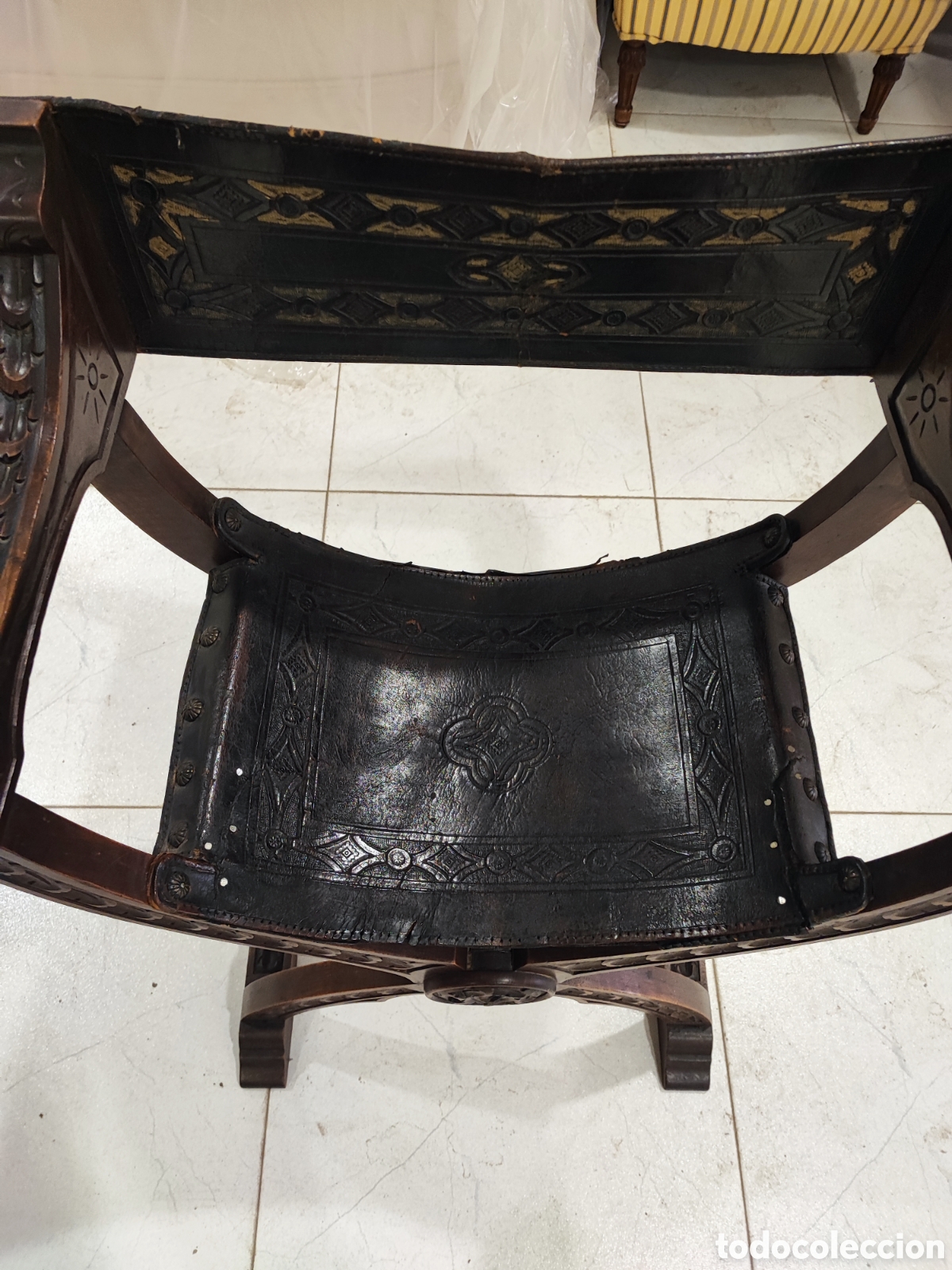 Antig&uuml;edades: Silla jamuga antigua - Foto 5