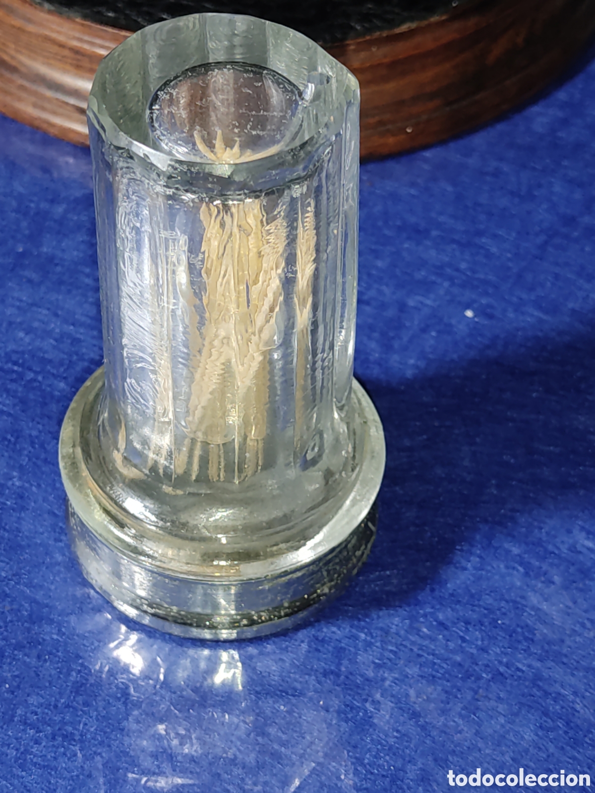 Antig&uuml;edades: Palillero Art deco de cristal macizo. - Foto 1