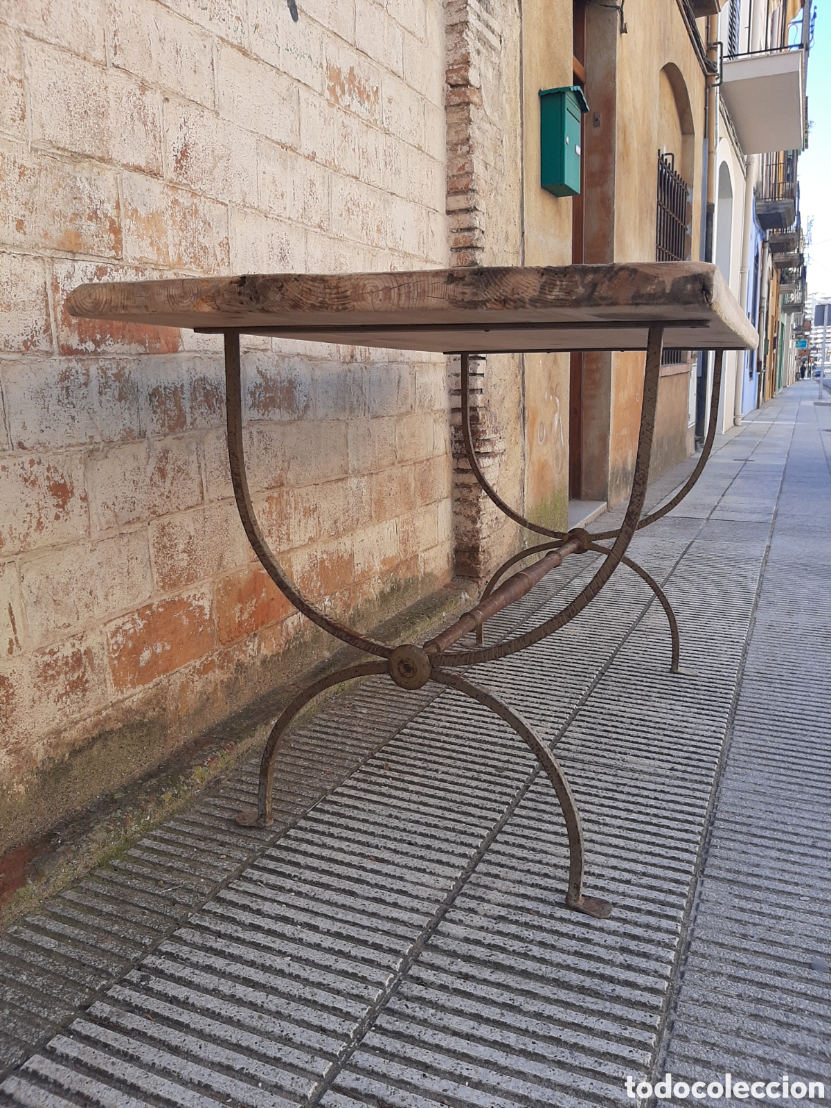 Antig&uuml;edades: Mesa antigua r&uacute;stica - Foto 5