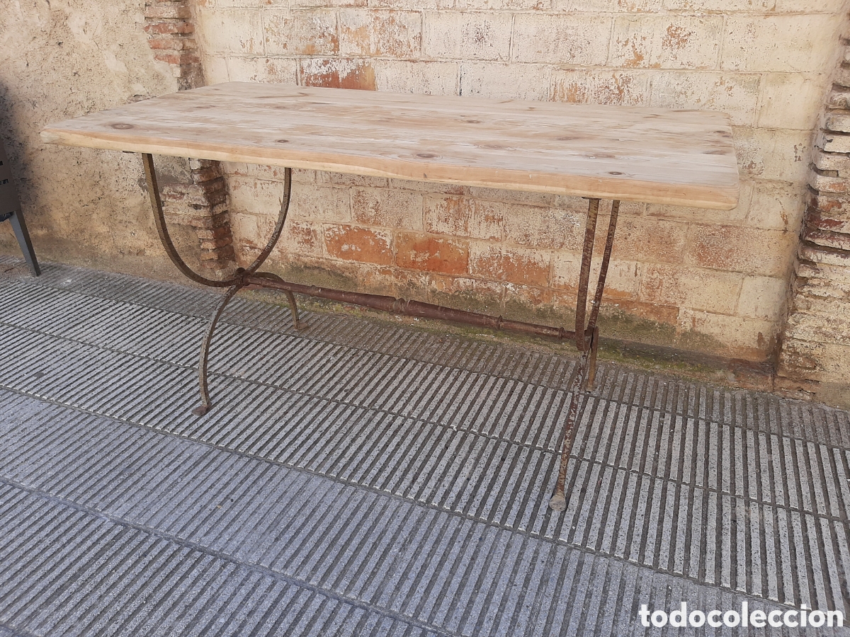 Antig&uuml;edades: Mesa antigua r&uacute;stica - Foto 12
