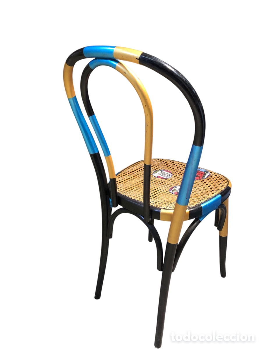 Antig&uuml;edades: Silla estilo thonet, restaurada y personalizada - Foto 4