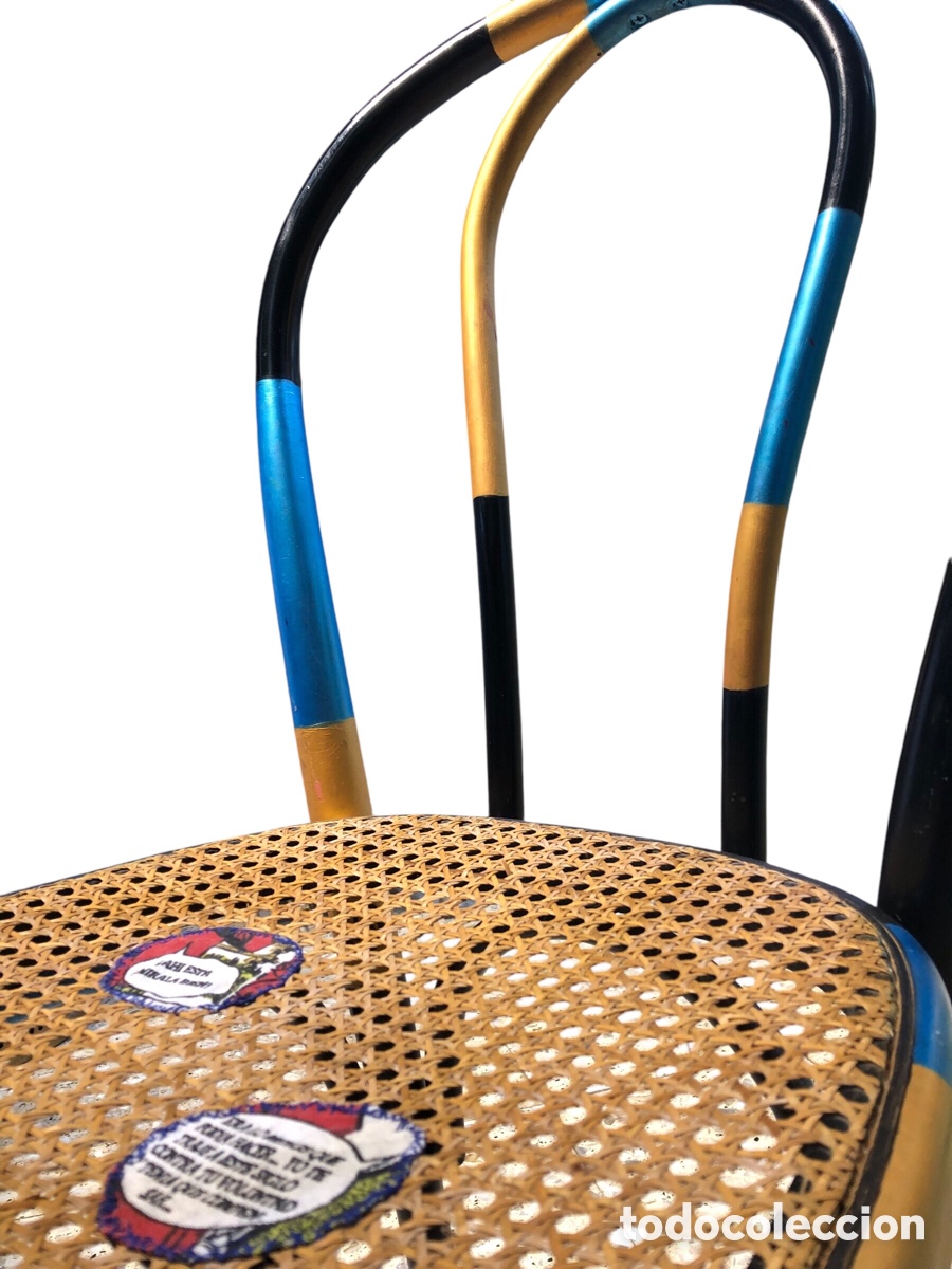Antig&uuml;edades: Silla estilo thonet, restaurada y personalizada - Foto 5