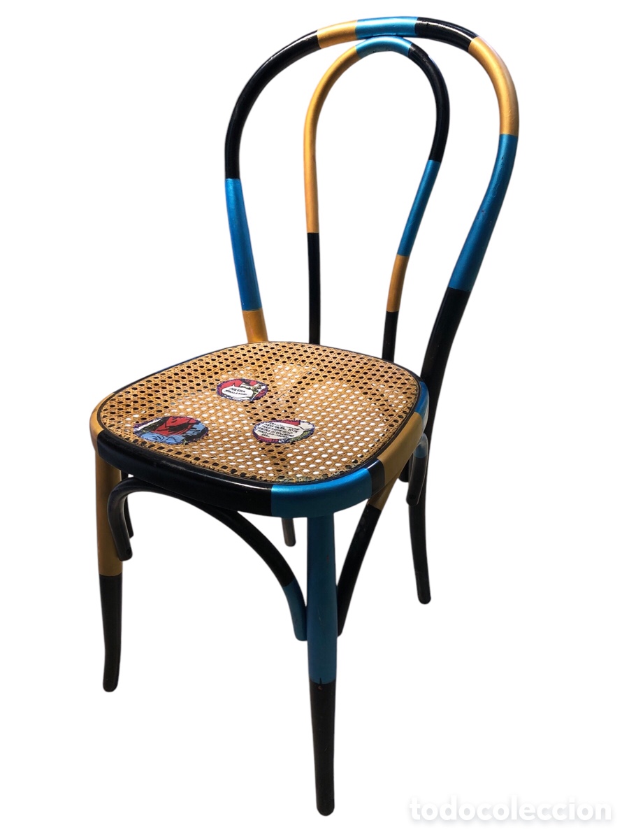 Antig&uuml;edades: Silla estilo thonet, restaurada y personalizada - Foto 1