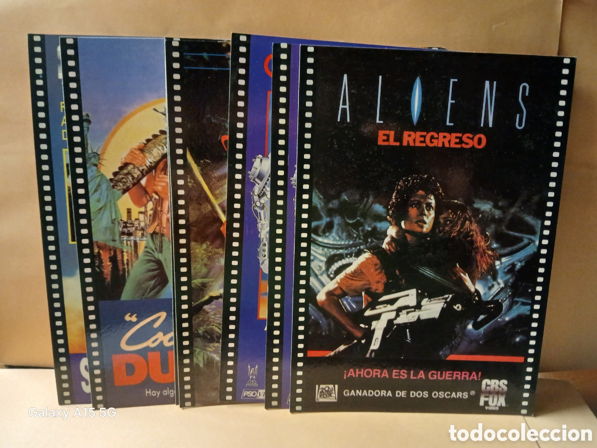 Antig&uuml;edades: PHOSKITOS AMSTRAD 7 TARJETAS LAMINAS DE PELICULAS.