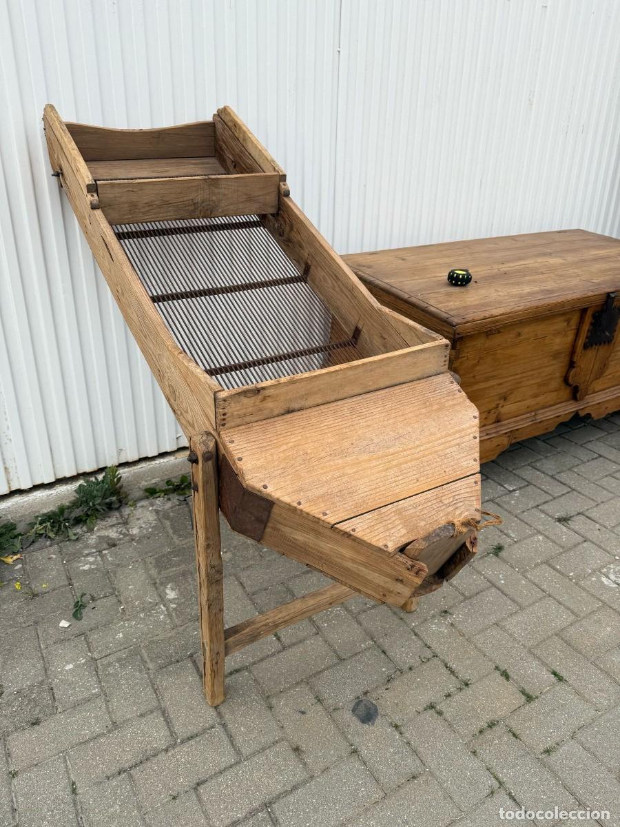 Antig&uuml;edades: Antigua zaranda de madera. - Foto 1