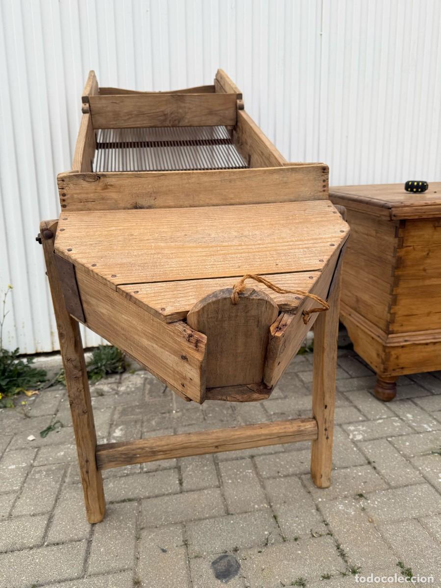 Antig&uuml;edades: Antigua zaranda de madera. - Foto 3