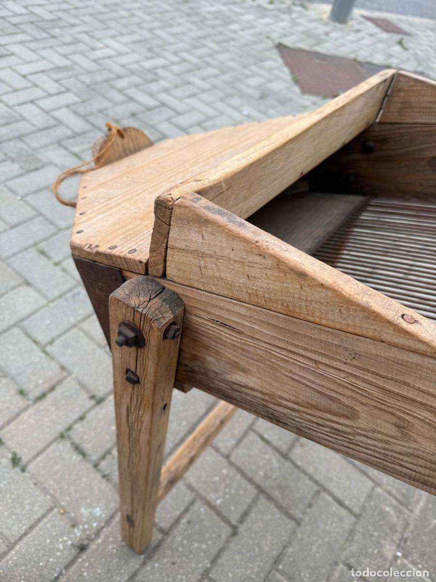Antig&uuml;edades: Antigua zaranda de madera. - Foto 6