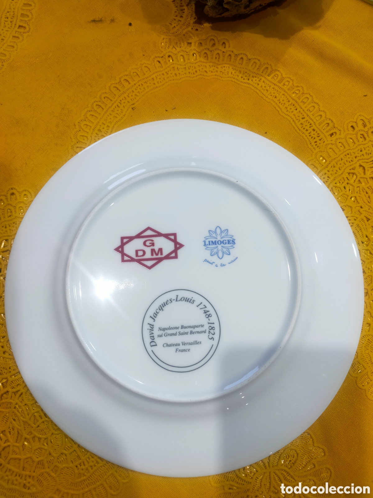 Antig&uuml;edades: Plato decorativo Limoges - Foto 2