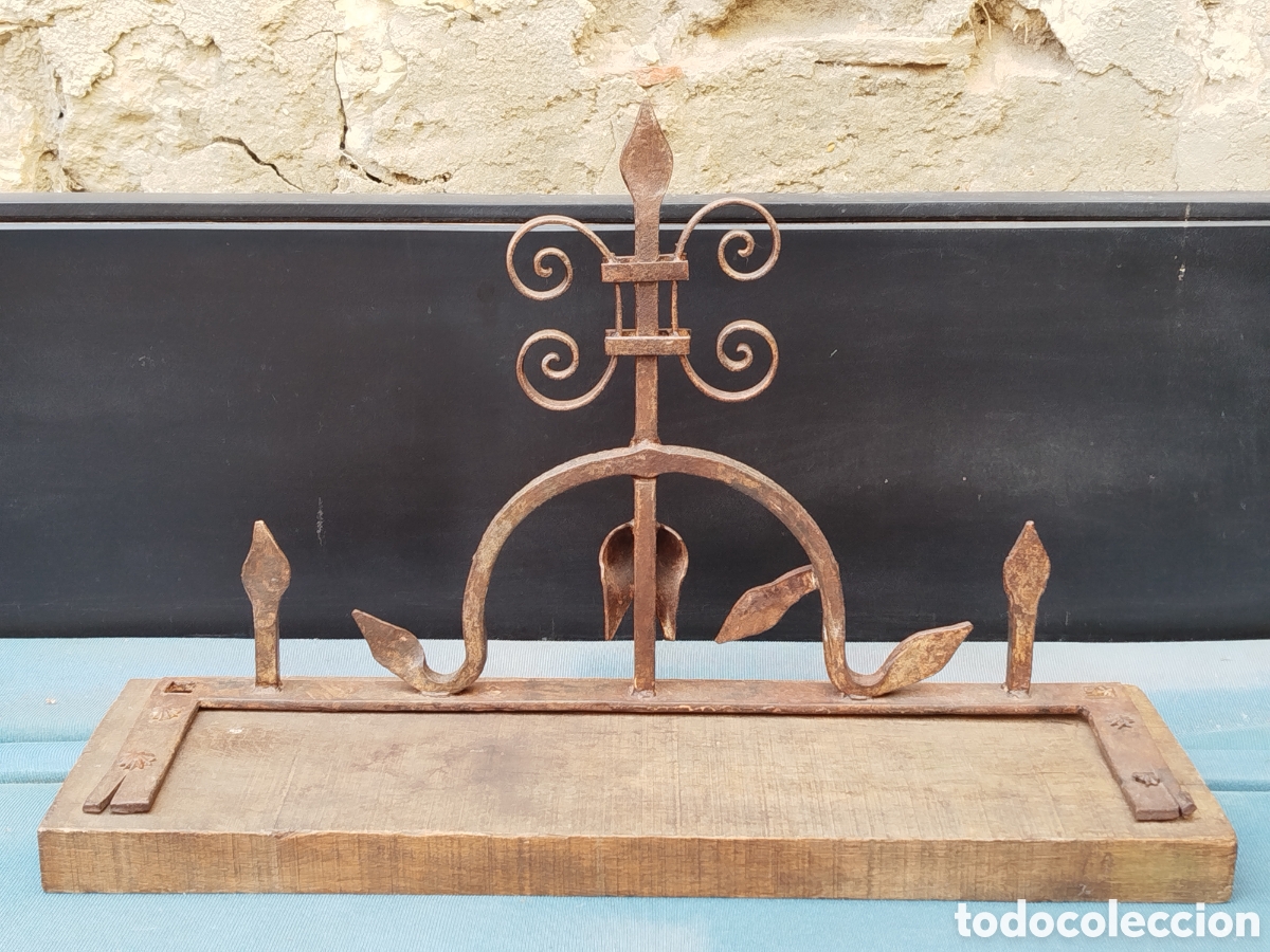 Antig&uuml;edades: Copete de reja S XVIII - Foto 4