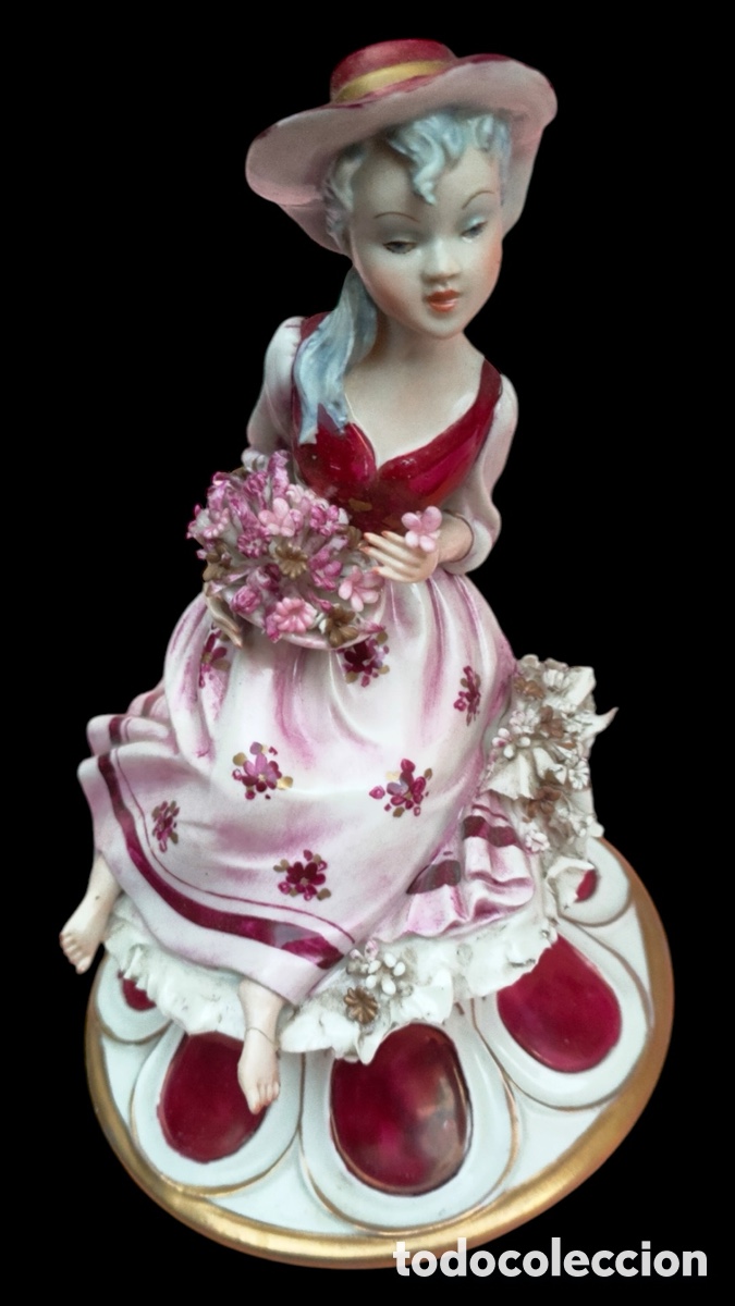 Antig&uuml;edades: PRECIOSA FIGURA CAPODIMONTE - Foto 1