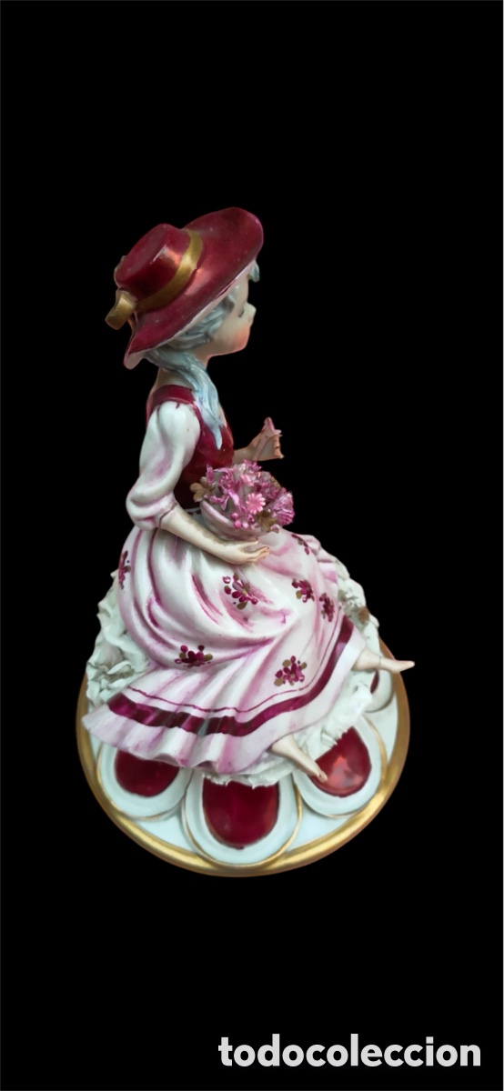 Antig&uuml;edades: PRECIOSA FIGURA CAPODIMONTE - Foto 2