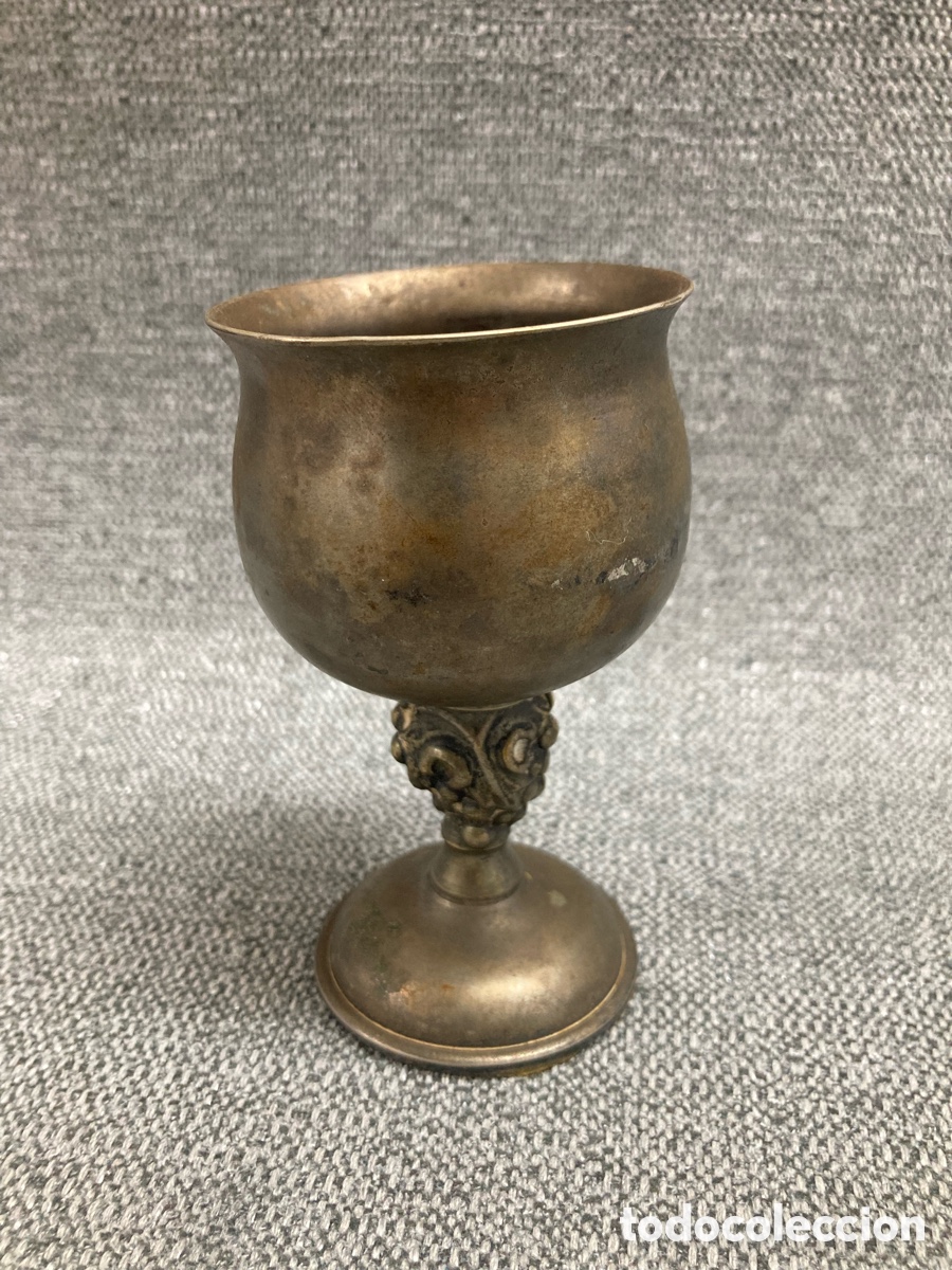 Antig&uuml;edades: C&aacute;liz Bronce fabricado en Espa&ntilde;a - Foto 2