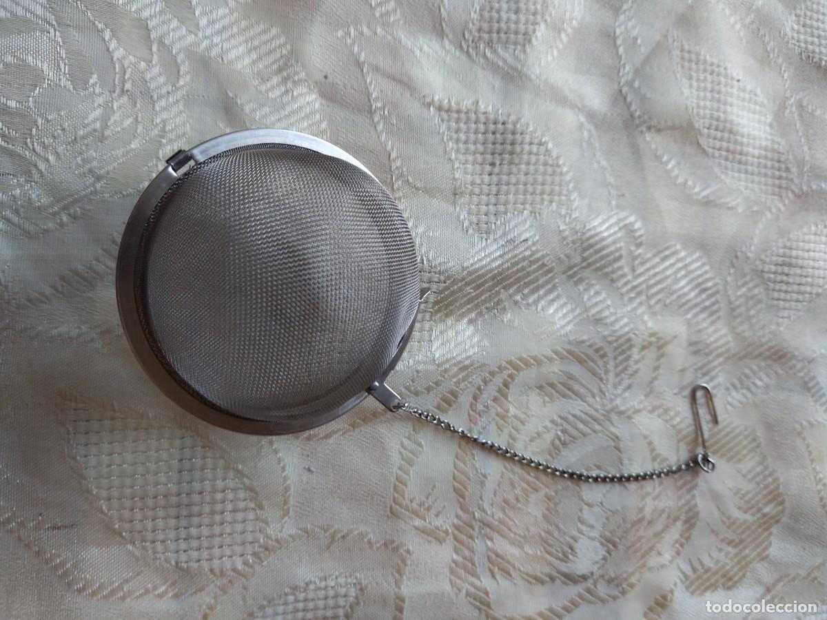Antig&uuml;edades: Antiguo colador de t&eacute; en forma de bola. - Foto 4