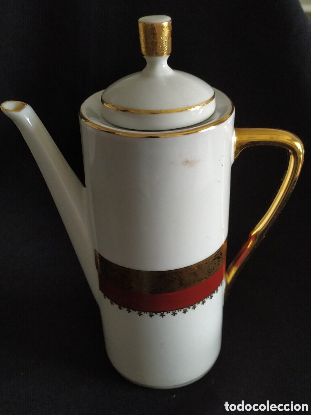 Antig&uuml;edades: CAFETERA PORCELANA LIMOGES - Foto 2