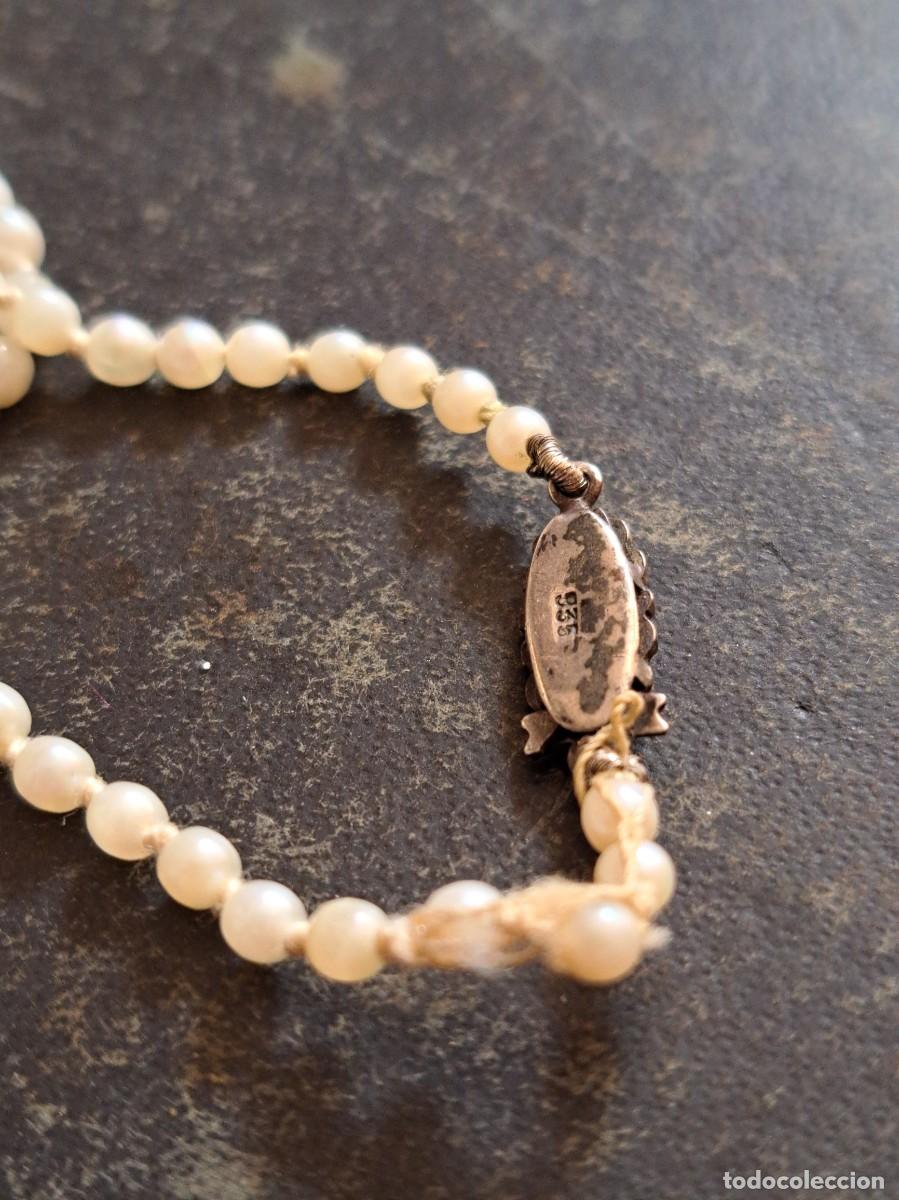 Antig&uuml;edades: Plata. Collar Art Deco con perlas. Plata 935 - Foto 1