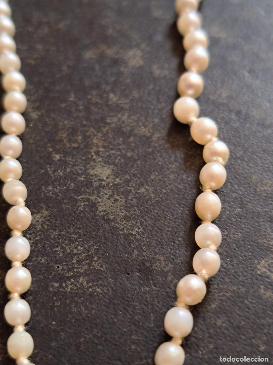 Antig&uuml;edades: Plata. Collar Art Deco con perlas. Plata 935 - Foto 6