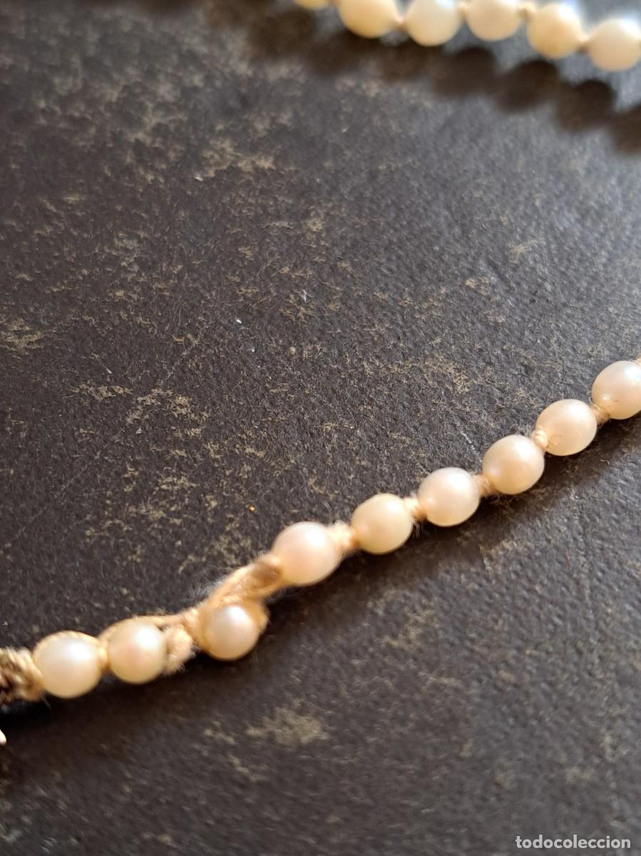 Antig&uuml;edades: Plata. Collar Art Deco con perlas. Plata 935 - Foto 7