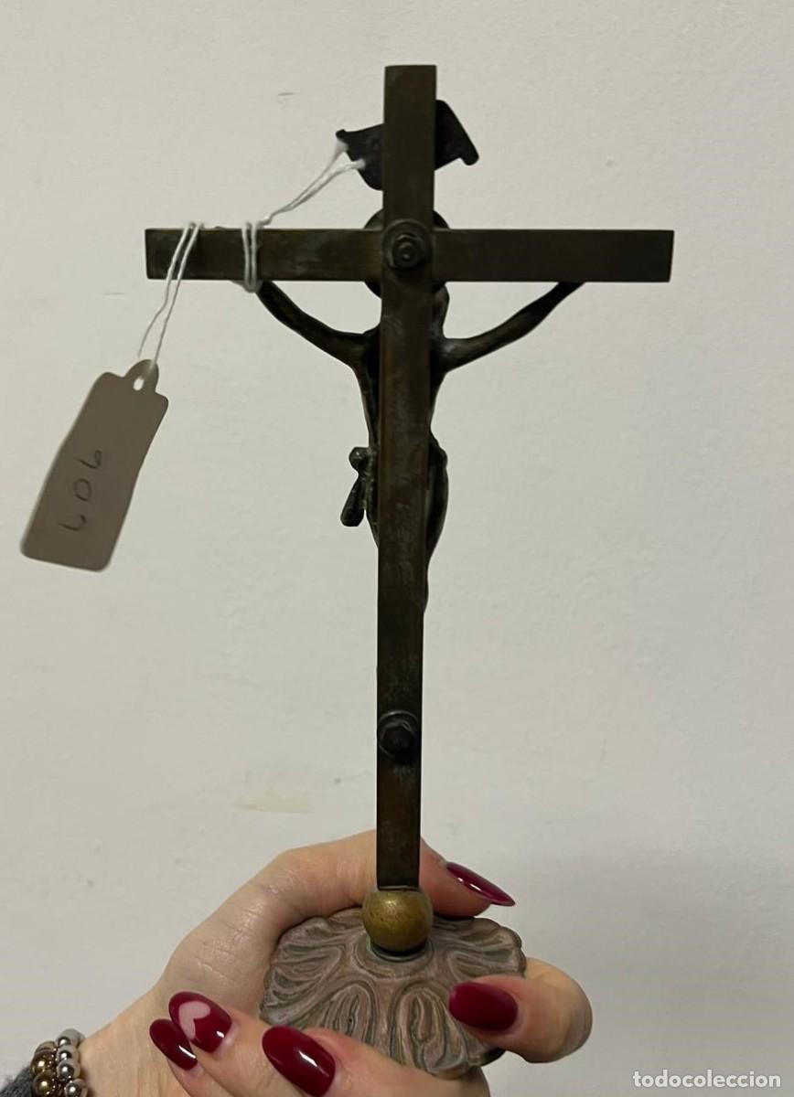Antig&uuml;edades: Jes&uacute;s en la Cruz metal - Foto 2