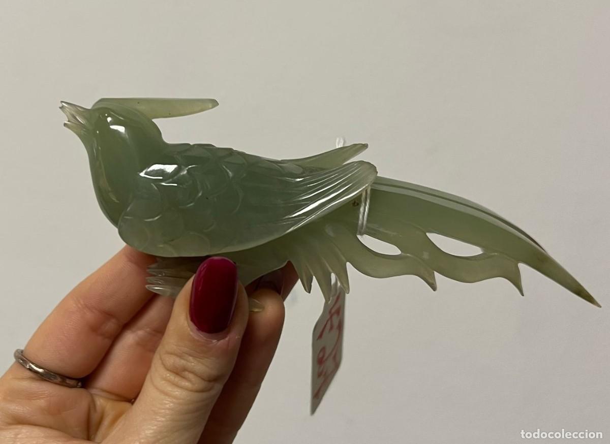 Antig&uuml;edades: Pajarito de material de jade - Foto 1