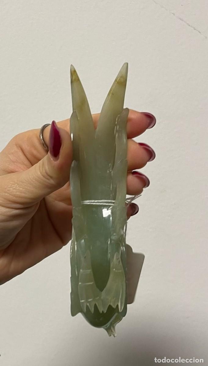 Antig&uuml;edades: Pajarito de material de jade - Foto 2