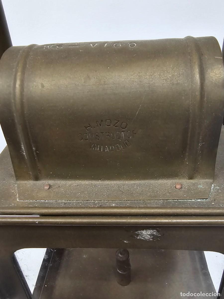 Antig&uuml;edades: Antiguo farol renfe de carburo - Foto 4