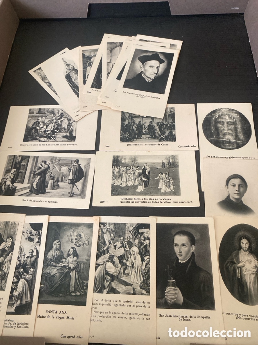 Antig&uuml;edades: LOTE DE ESTAMPAS RELIGIOSAS - Foto 1