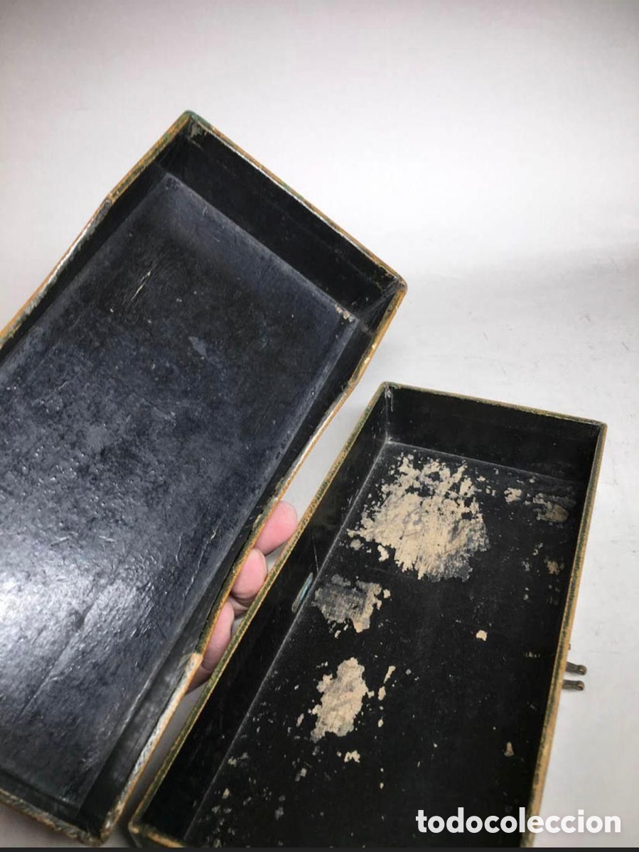 Antig&uuml;edades: Caja Oriental Lacada - Foto 4
