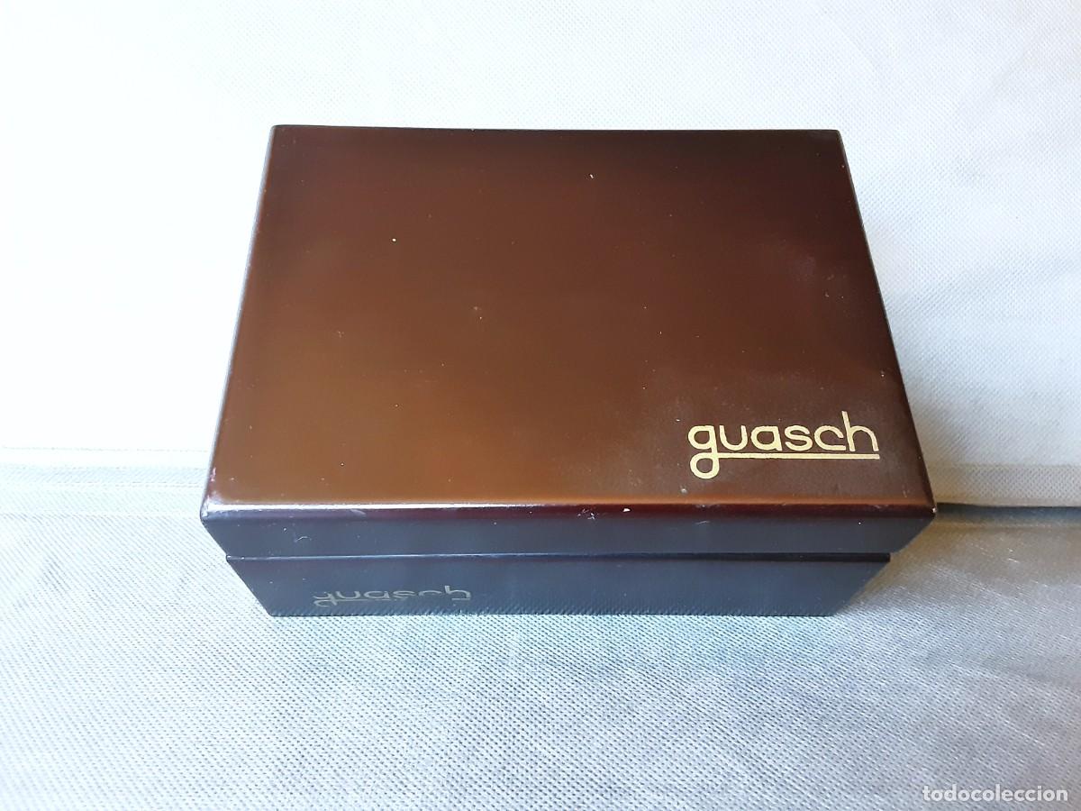 Antig&uuml;edades: GUASCH CAJA ESTUCHE EN MADERA EBANO - Foto 1